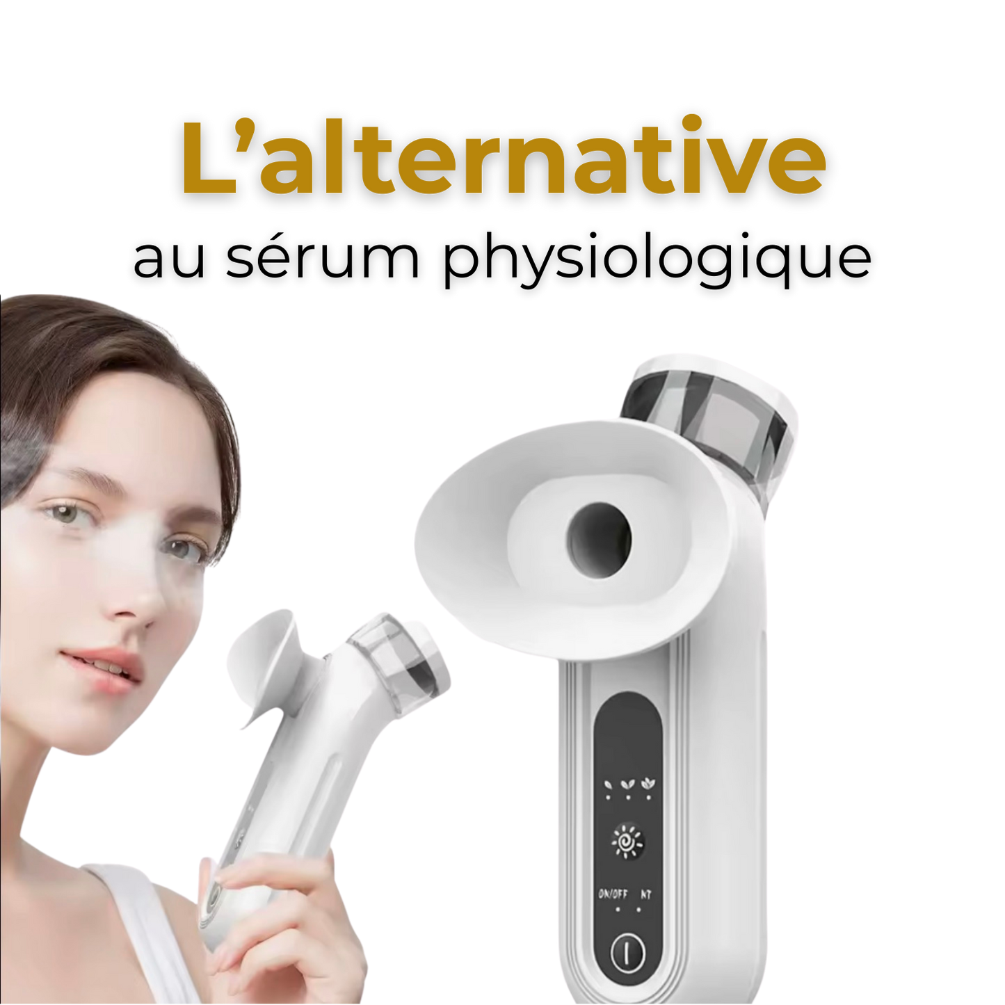 VapOculaire™ - Buse vapeur pour hydrater les yeux secs et le visage -55%